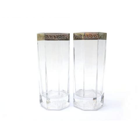 verres versace en cristal|Versace .